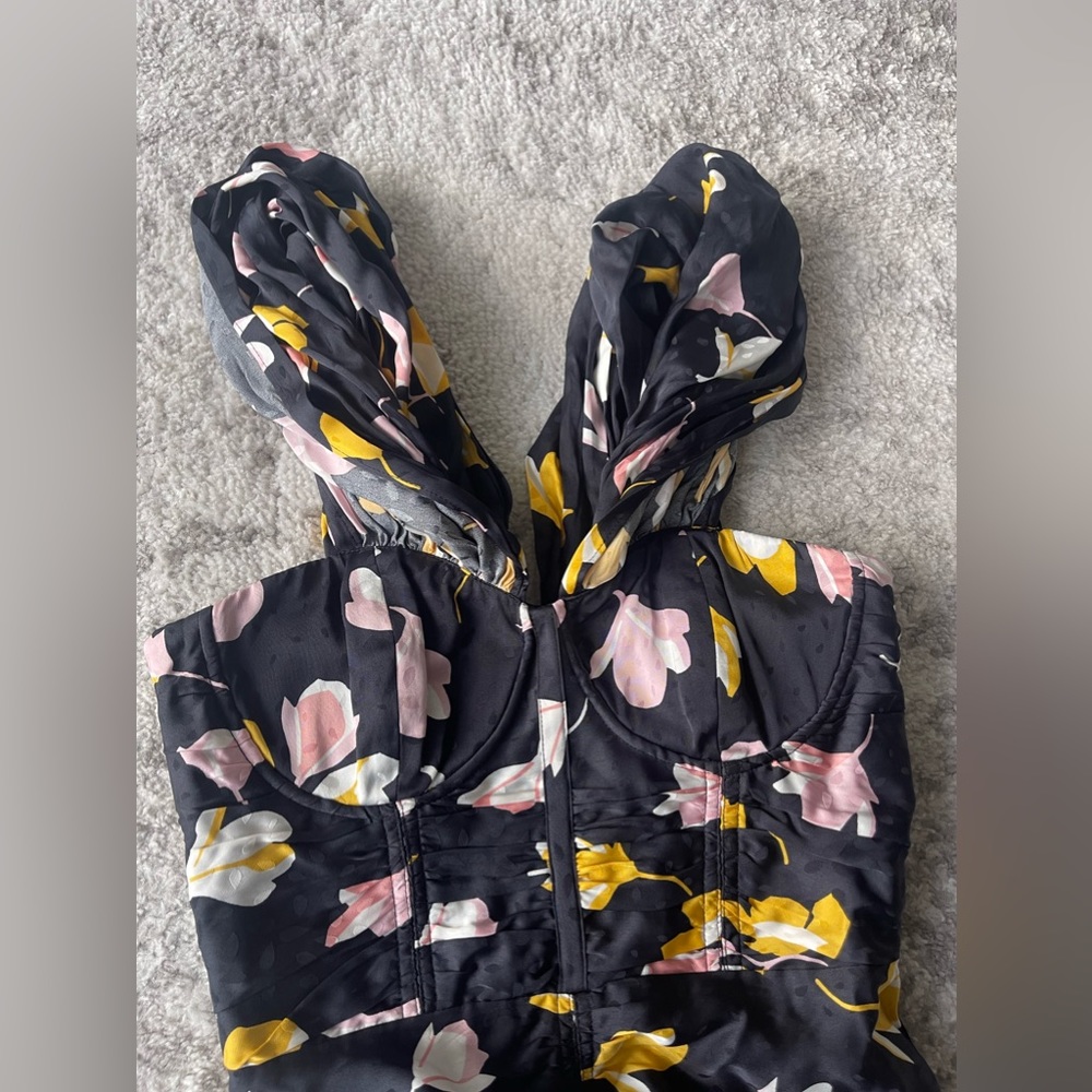 Self-Portrait Black Floral Maxi Dress - Picture 12 of 13